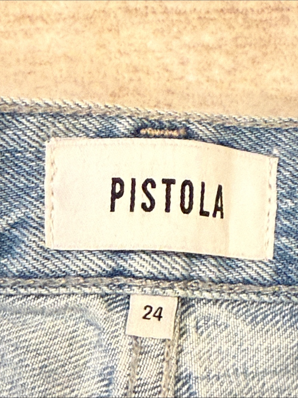 NWT Pistola LEXI MID RISE BOWED STRAIGHT - STELLAR womens size 24 - Picture 11 of 16